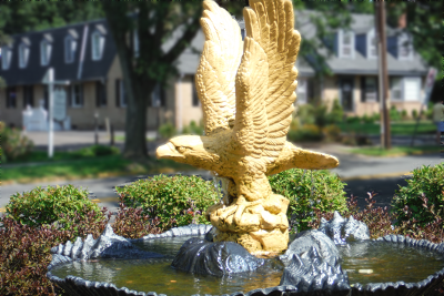 Haddonfield Eagle at Public Library 