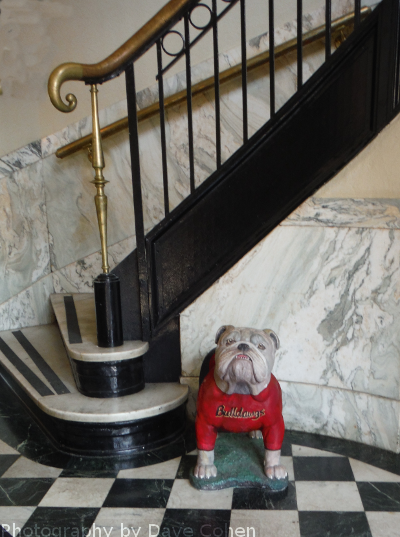 Haddonfield  mascot at Municipal Hall